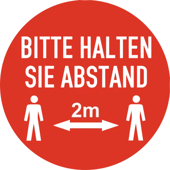 abstand halten